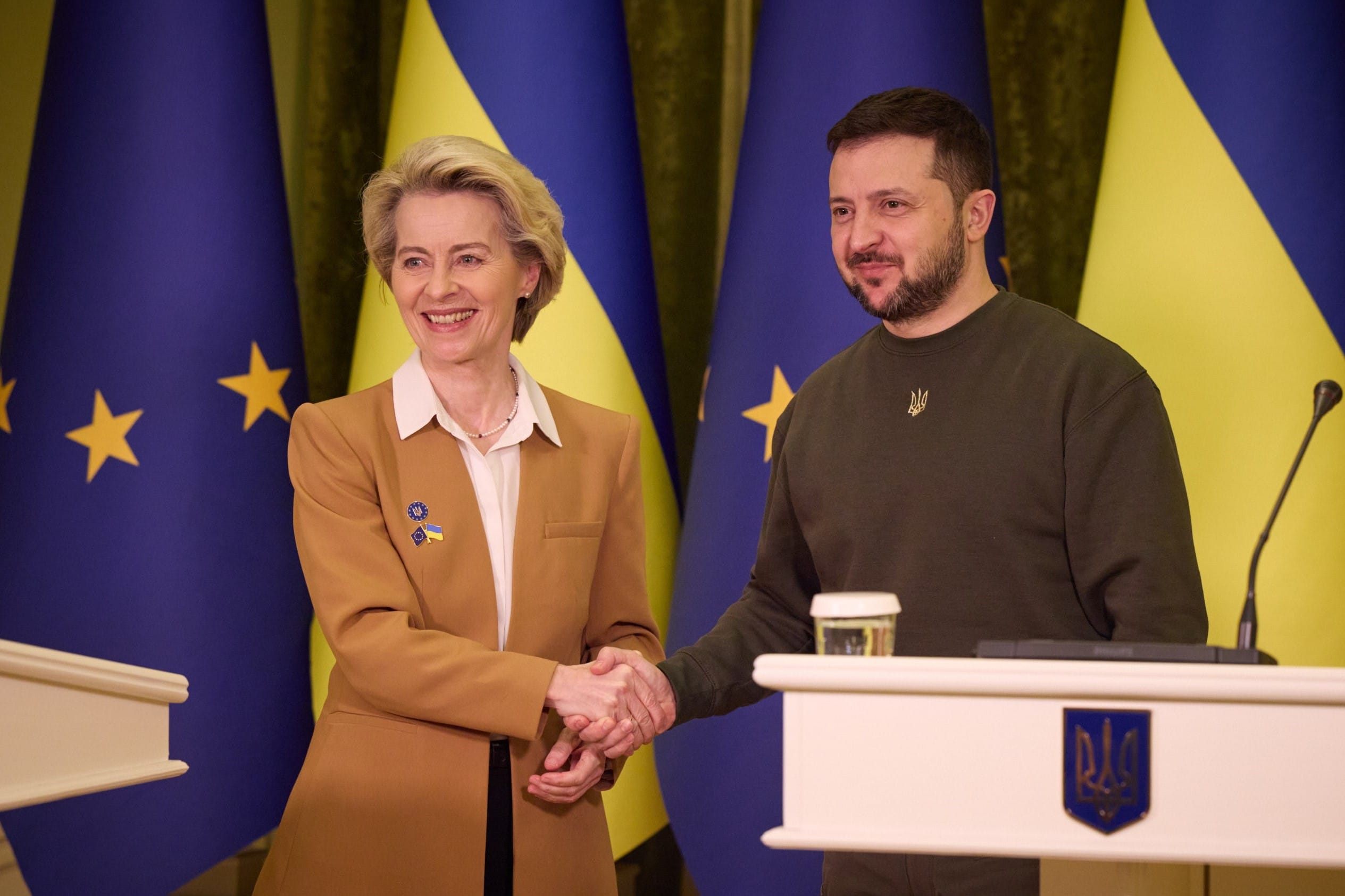 Ursula i prezydent Ukrainy 